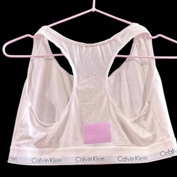 Calvin Klein White Racerback Bra - Size 2X - Picture 4 of 4